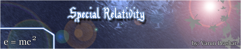 Relativity Of Simultaneity. Special Relativity